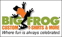 Big Frog Custom T shirts and more logo