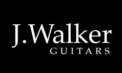 black and white J. Walker Guitars logo small size