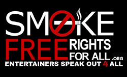 Smoke-free logo, rightsforall.org