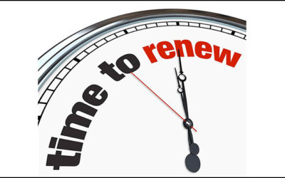 Time to Renew Your Membership