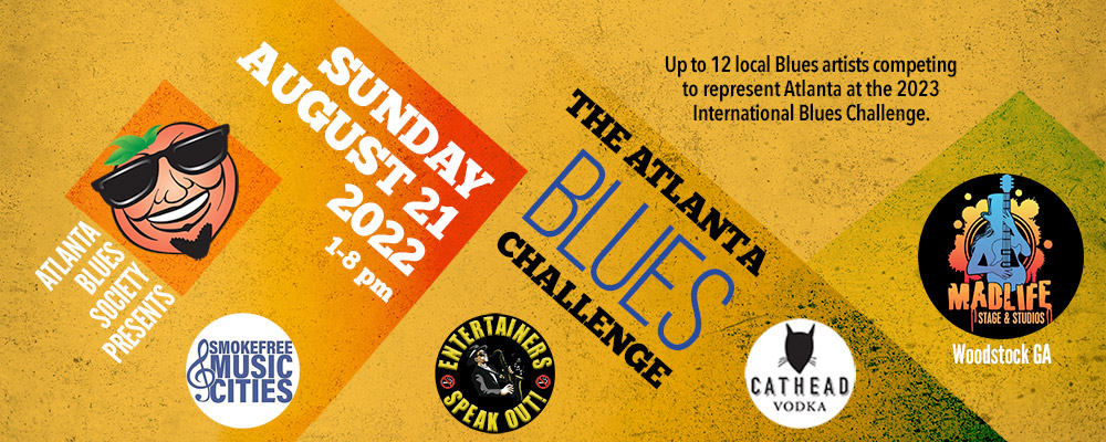 The Atlantas Blues Challenge banner