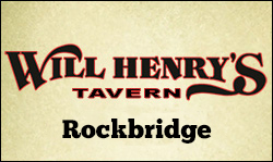 A logo of will henrys tavern rockbridge