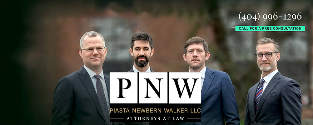 Piasta, Newbern, and Walker - a group of men in suits.