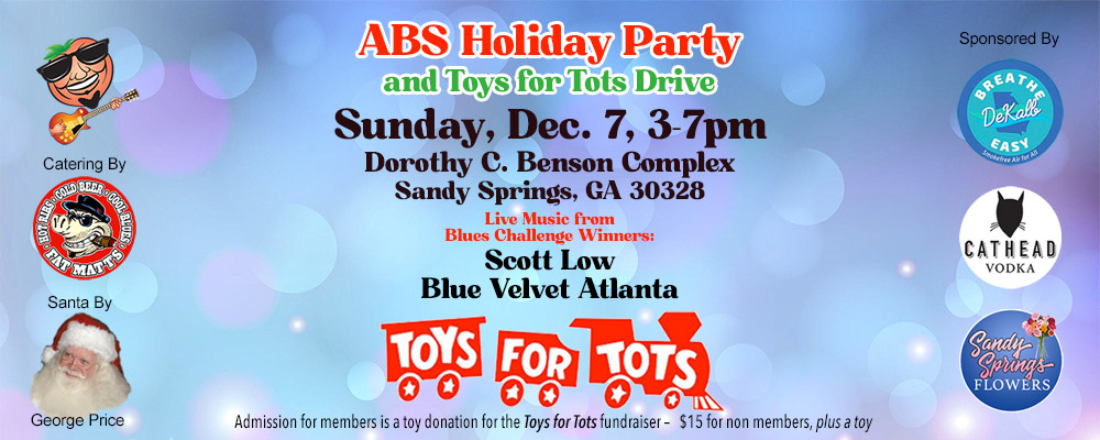 ABS Holiday Party! Sunday, Dec. 7