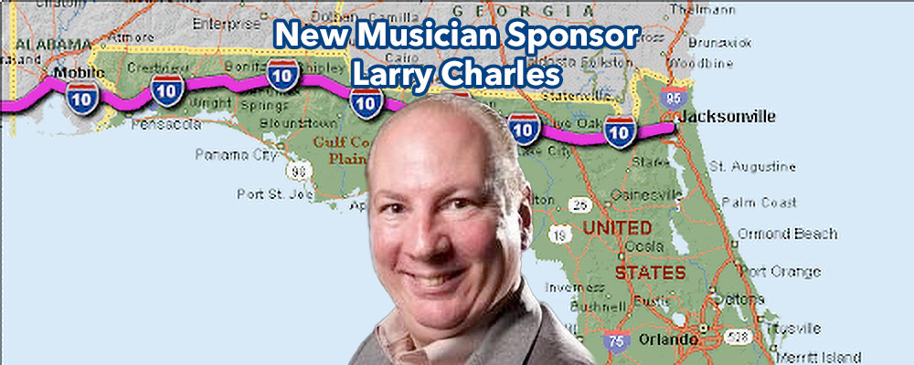 New Sponsor: Larry Charles